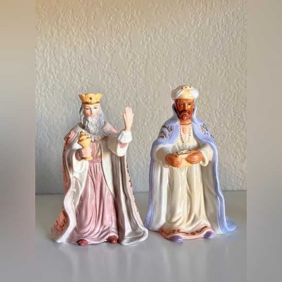 ▪️ Lefton 1992 Porcelain Nativity Scene – 10-Piece Vintage Christmas Set - Picture 7 of 16